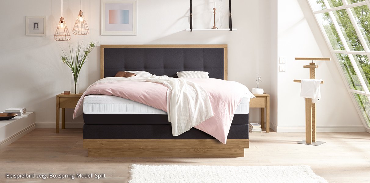 Boxspring-Wasserbett mit Artino Kopfteil Abbildung 4